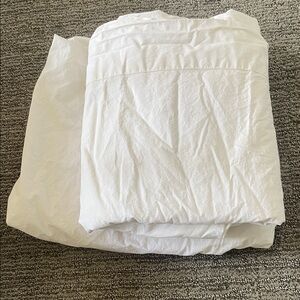 Company Store Twin Sheet Set- Cream/Light peach